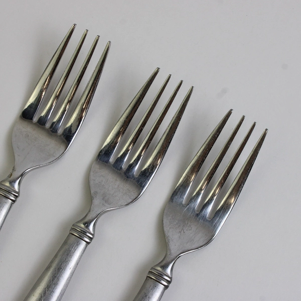 Set of 3 Joseph Abboud JAB9 18/10 Stainless Steel Salad Forks