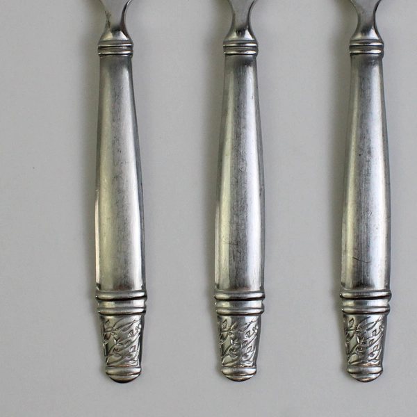 Set of 3 Joseph Abboud JAB9 18/10 Stainless Steel Salad Forks