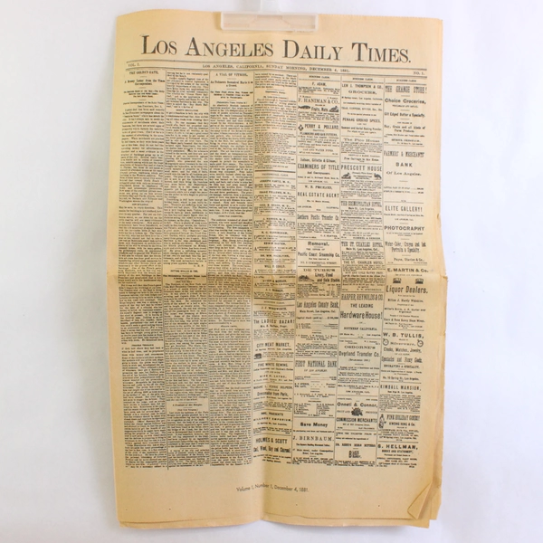 Famous Front Pages of the Los Angeles Times Historical Headlines Second Edition