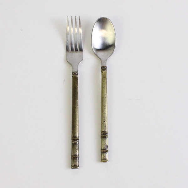 2 Pc Set Joseph Abboud Ventana Stainless Steel Salad Fork & Teaspoon