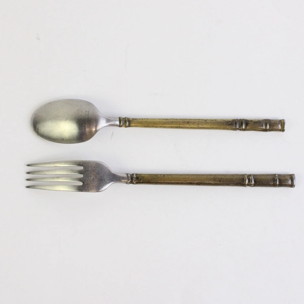 2 Pc Set Joseph Abboud Ventana Stainless Steel Salad Fork & Teaspoon
