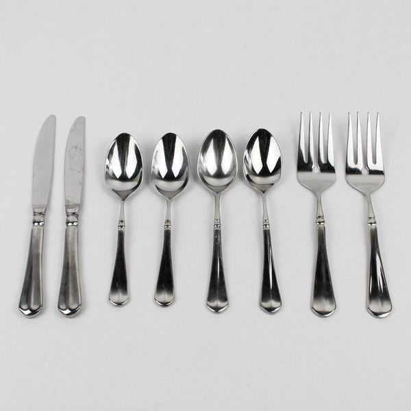 Lot Of 8 Mikasa French Countryside Set Stainless Steel Spoons/Forks/Knives