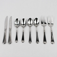 Lot Of 8 Mikasa French Countryside Set Stainless Steel Spoons/Forks/Knives