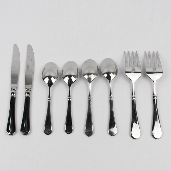 Lot Of 8 Mikasa French Countryside Set Stainless Steel Spoons/Forks/Knives