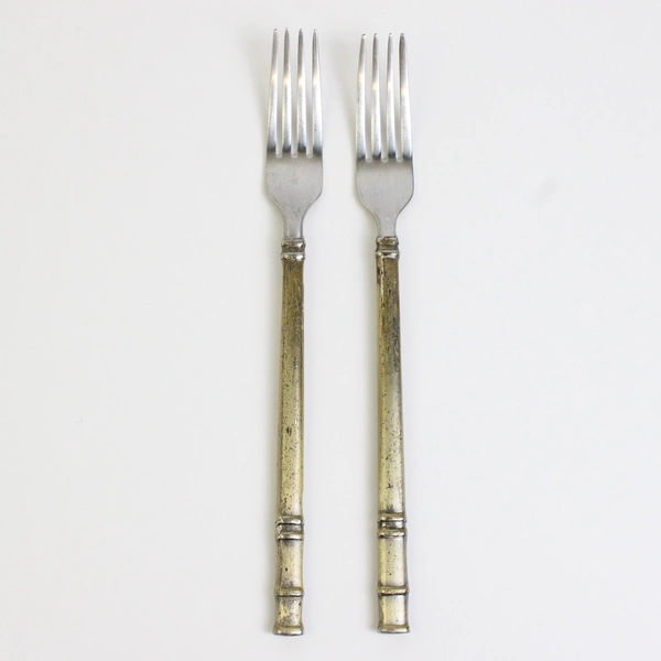 Set of 2 Joseph Abboud Ventana Stainless Steel Dinner Forks