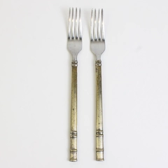Set of 2 Joseph Abboud Ventana Stainless Steel Dinner Forks