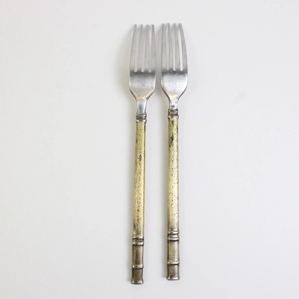 Set of 2 Joseph Abboud Ventana Stainless Steel Dinner Forks
