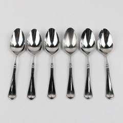 Lot Of 6 Mikasa French Countryside 7.5" Place Spoon Set Stainless Steel