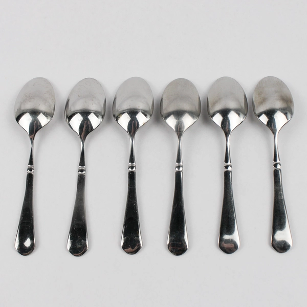 Lot Of 6 Mikasa French Countryside 7.5" Place Spoon Set Stainless Steel
