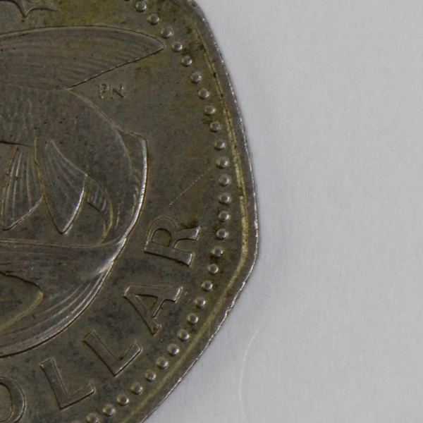 1973 Barbados 1 Dollar Flying Fish One Dollar Coin