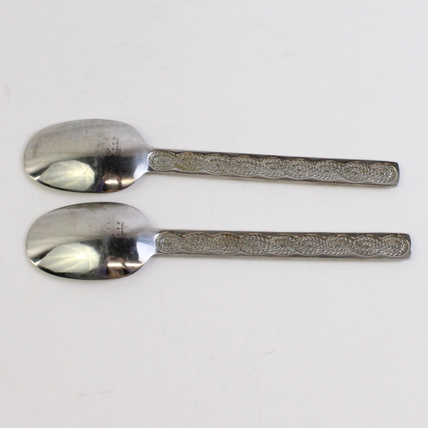 Set of 2 Joseph Abboud JAB10 Stainless Steel Teaspoons