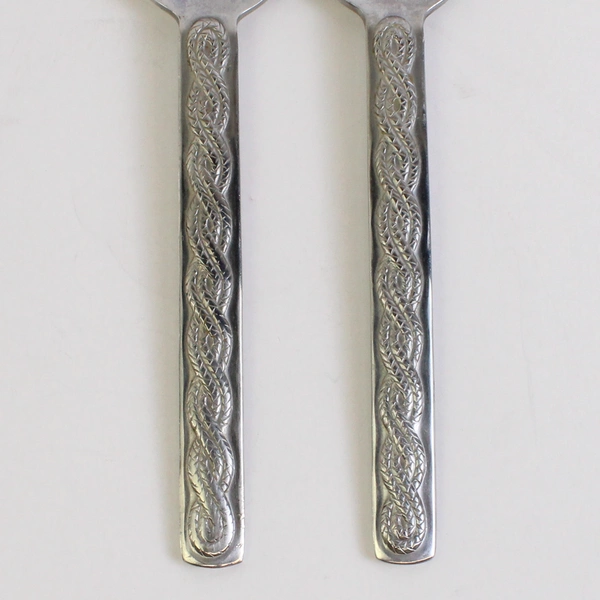 Set of 2 Joseph Abboud JAB10 Stainless Steel Teaspoons