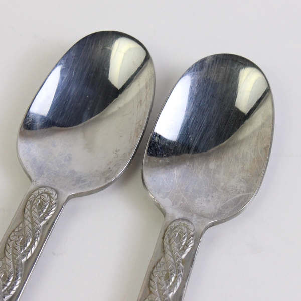 Set of 2 Joseph Abboud JAB10 Stainless Steel Teaspoons