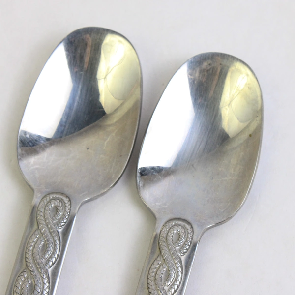 Set of 2 Joseph Abboud JAB10 Stainless Steel Soup Spoons