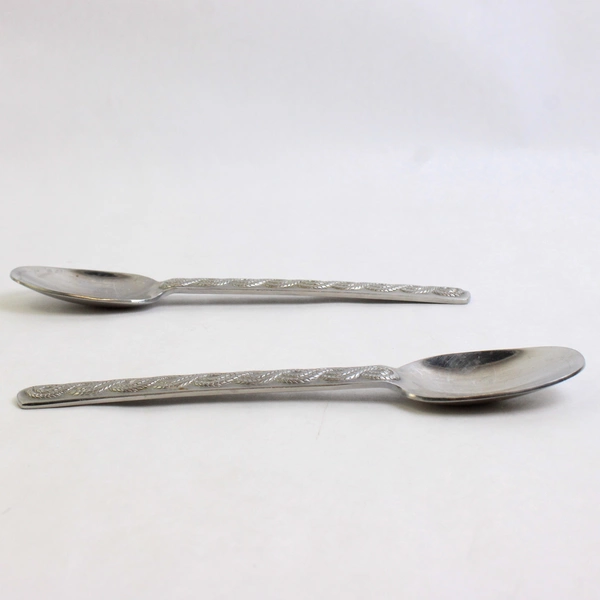 Set of 2 Joseph Abboud JAB10 Stainless Steel Soup Spoons