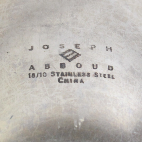 Set of 2 Joseph Abboud JAB10 Stainless Steel Soup Spoons