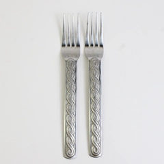 Set of 2 Joseph Abboud JAB10 Stainless Steel Dinner Forks
