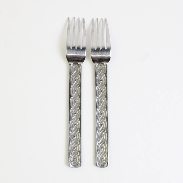 Set of 2 Joseph Abboud JAB10 Stainless Steel Dinner Forks
