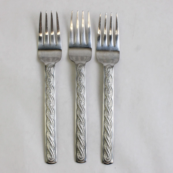 Set of 3 Joseph Abboud JAB10 Stainless Steel Salad Forks