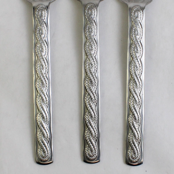 Set of 3 Joseph Abboud JAB10 Stainless Steel Salad Forks