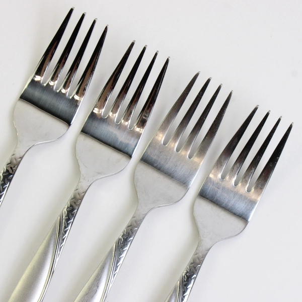 Set of 4 Joseph Abboud Stainless Steel Salad Forks Unknown Pattern
