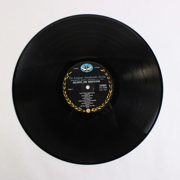 Melodies for Meditation by Longines Society Records 33RPM Vinyl LP