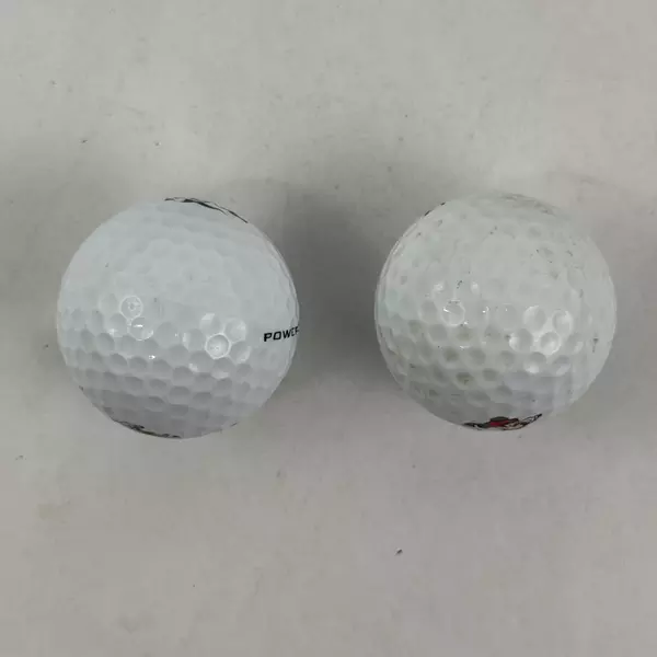 2 Golf Balls Walt Disney Mickey Mouse Swinging A Golf Club Logo Pinnacle 3