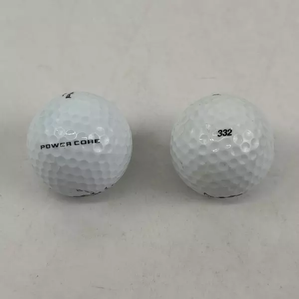 2 Golf Balls Walt Disney Mickey Mouse Swinging A Golf Club Logo Pinnacle 3