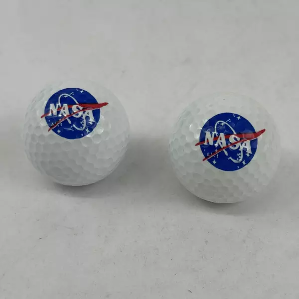 2 Golf NASA John F Kennedy Space Center Logo Vintage 1990s Astronaut