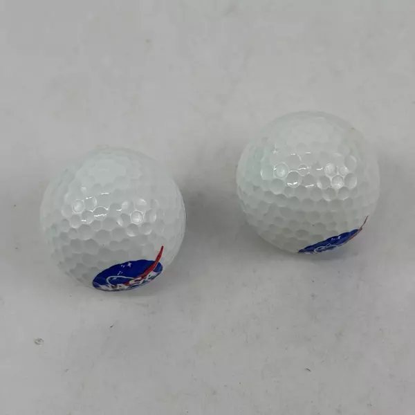 2 Golf NASA John F Kennedy Space Center Logo Vintage 1990s Astronaut