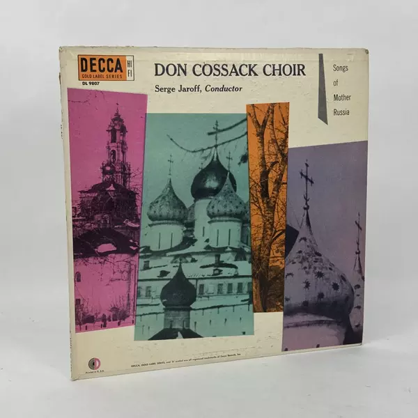 Songs Of Mother Russia Don Cossack Choir Serge Jaroff Decca 9807 Vinyl LP