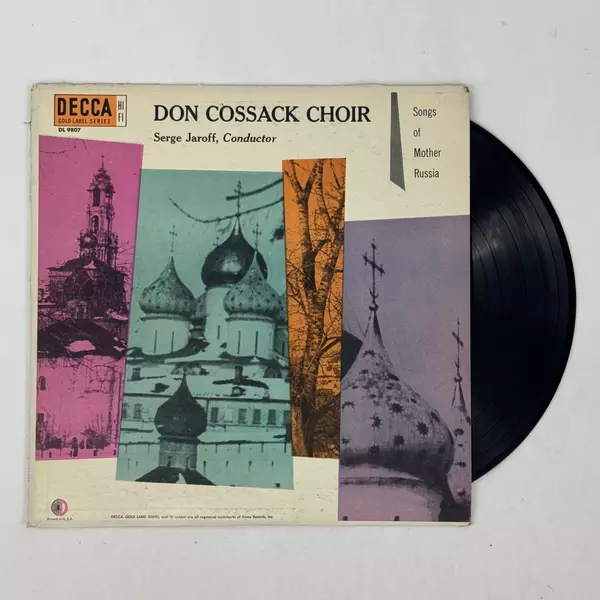 Songs Of Mother Russia Don Cossack Choir Serge Jaroff Decca 9807 Vinyl LP