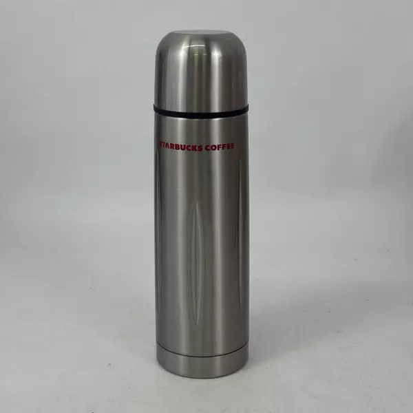 2006 Starbucks Coffee Stainless Steel Slim Cup Insulated Travel Thermos 14 Ounce