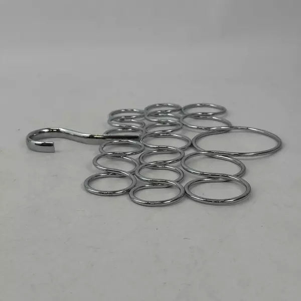 18 Loop Chrome Scarf Hanger for Scarves Ties Belts Jewelry Compact Closet