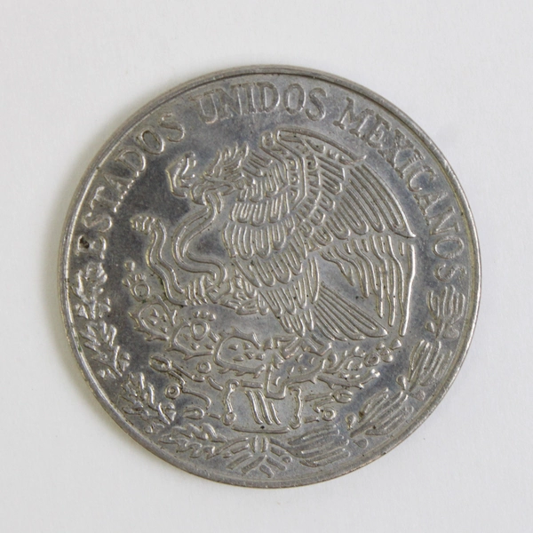 5 Pesos Copper-Nickle Coin Mexico 1976