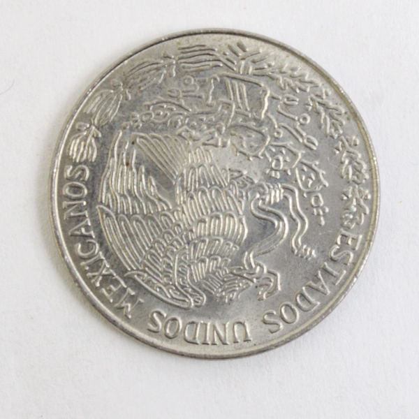 1 Peso Copper-Nickel Coin Jose Marie Teclo Morelos Perez Y Pavon 1976 