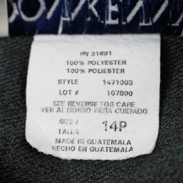 Donnkenny Dark Gray Pull-On Dress Pants Women's Size 14P