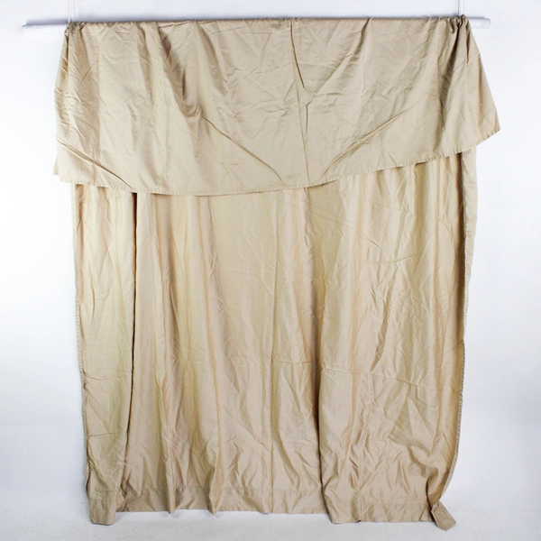 Cindy Crawford Solid Khaki Color Queen Flat Sheet 100% Cotton 85" x 104"