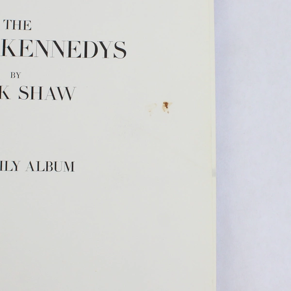 The John F. Kennedys by Mark Shaw A Kennedys Photo Album 1964 Hardcover DJ
