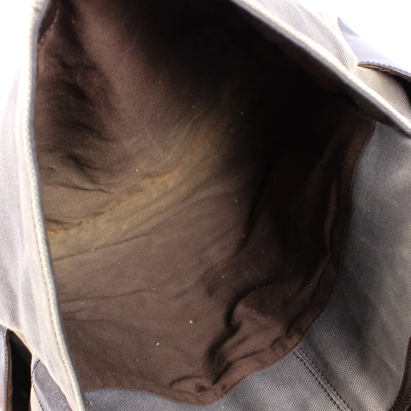 Relic Genuine Classic Crossbody Messenger Bag Brown Canvas & Leather 17" x 12"