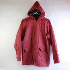 Vintage Misty Harbor Red Rain Jacket Women's Size Medium Flawed