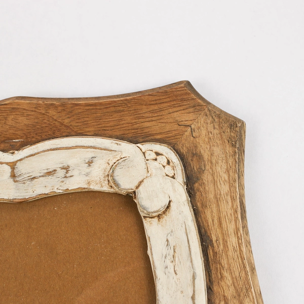 Pier 1 Imports Rustic Wooden Desktop Picture Frame 5" x 7"