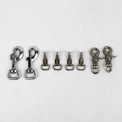Lot of 8 Metal Lobster Claw Clips for DIY Projects