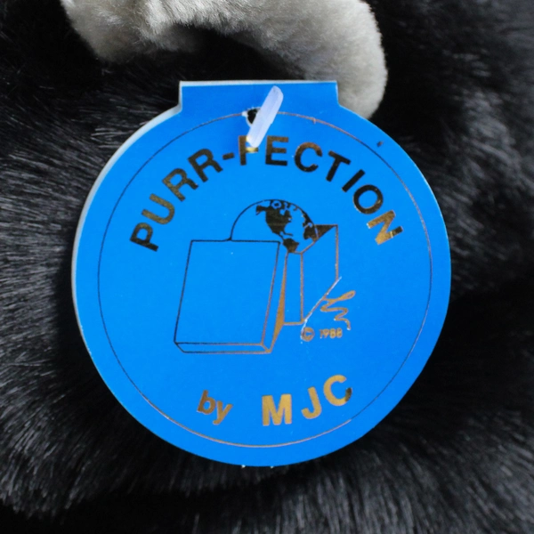 Purr-Fection By MJC Roscoe Style #1023 Black Gorilla Stuffed Animal 1992