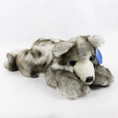 Purr-Fection By MJC Scout Style #1234 Gray Dog/Wolf Stuffed Animal 1992