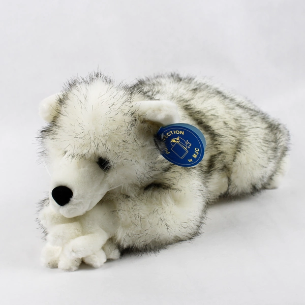 Purr-Fection By MJC Yukon Style #3126 Whit Dog/Wolf Stuffed Animal 1992