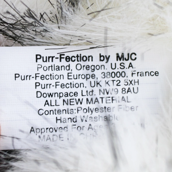 Purr-Fection By MJC Yukon Style #3126 Whit Dog/Wolf Stuffed Animal 1992