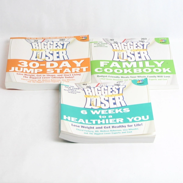 Lot of 3 Biggest Loser Weight Loss Books and Cookbooks Paperback 