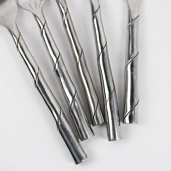 5 Piece Table Setting Stainless Steel Flatware Forks Spoons Butter Knife