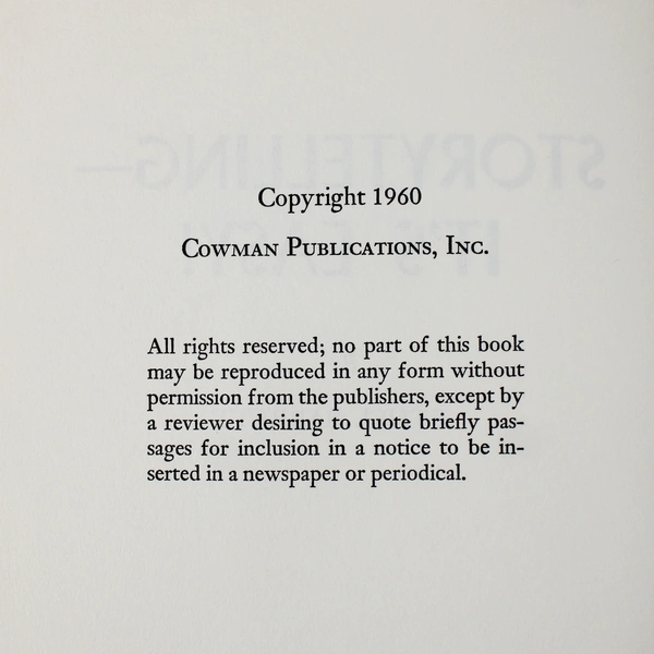 Storytelling - It's Easy! by Ethel Barrett 1960 Hardcover Ex-Library Book